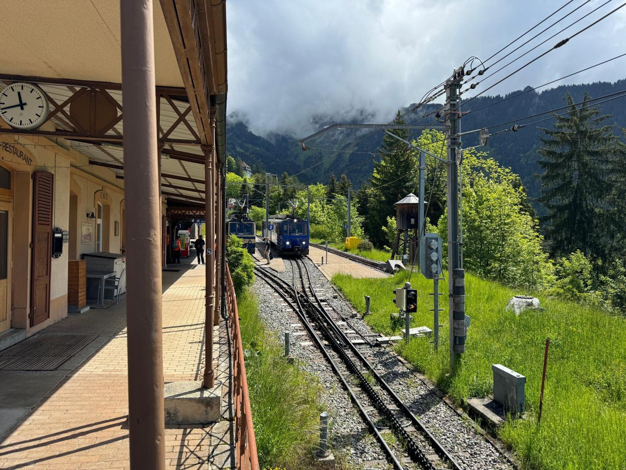 Hotel Buffet De La Gare Montreux Zewnętrze zdjęcie