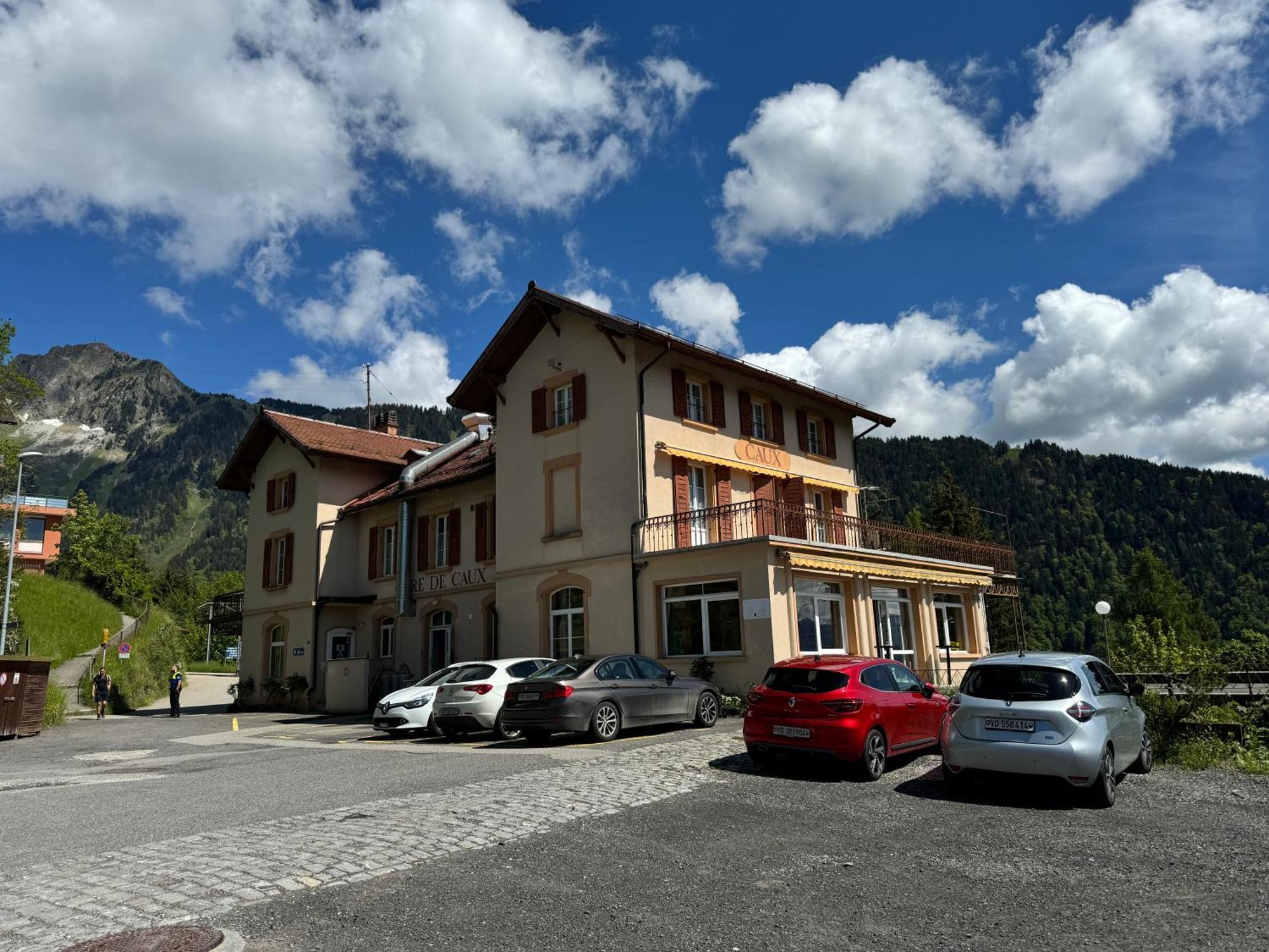 Hotel Buffet De La Gare Montreux Zewnętrze zdjęcie
